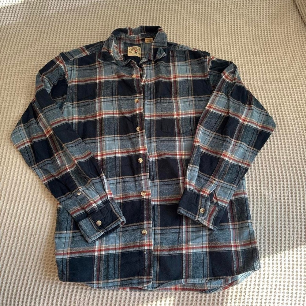 Redhead Brand Co. blue flannel shirt